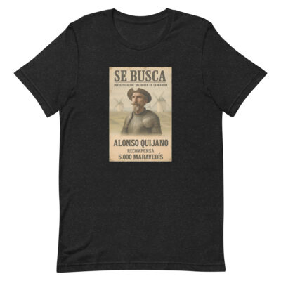 Camiseta "Se Busca Alonso Quijano"