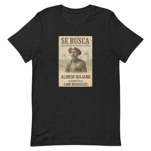 Camiseta "Se Busca Alonso Quijano"